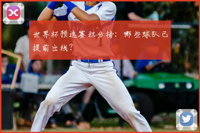 世界杯预选赛积分榜：哪些球队已提前出线？